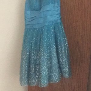 Blue sparkly prom dress!